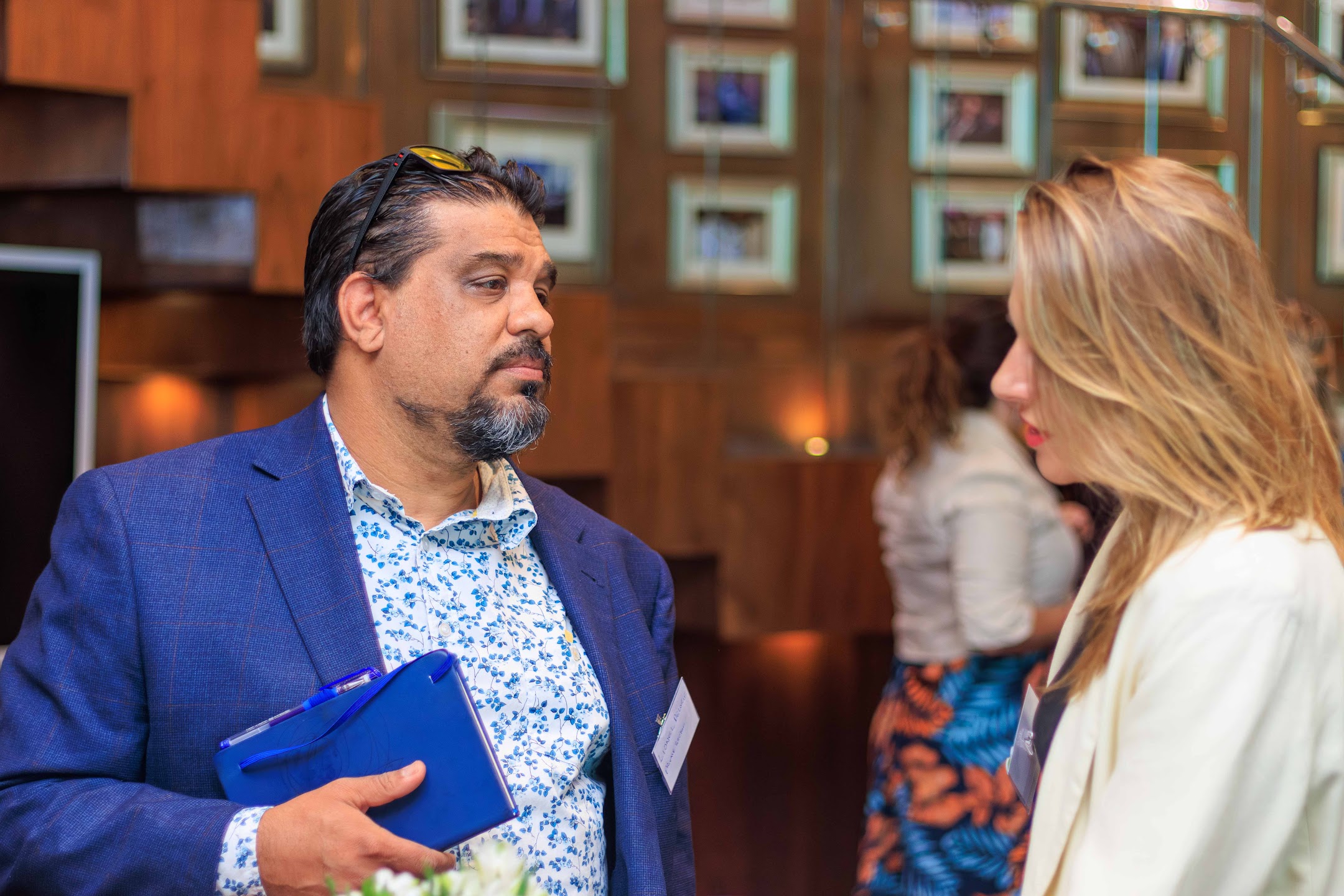 Guests collaborating at a Chamber business event